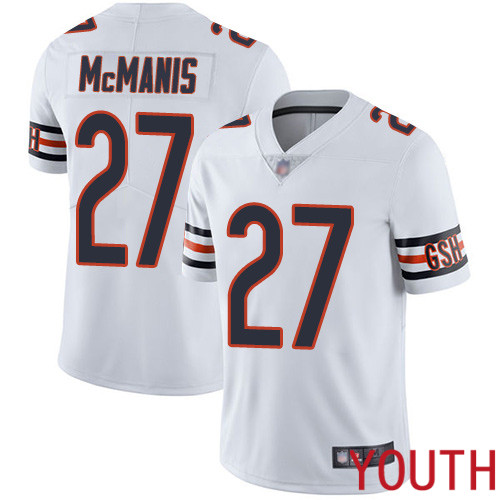 Chicago Bears Limited White Youth Sherrick McManis Road Jersey NFL Football #27 Vapor Untouchable